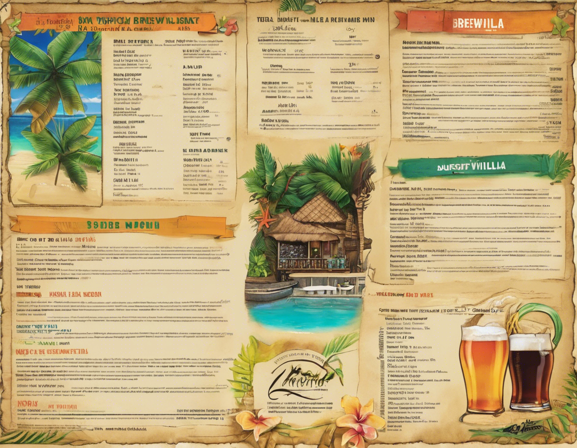 Exploring the Tropical Brewvilla Menu at Nusa