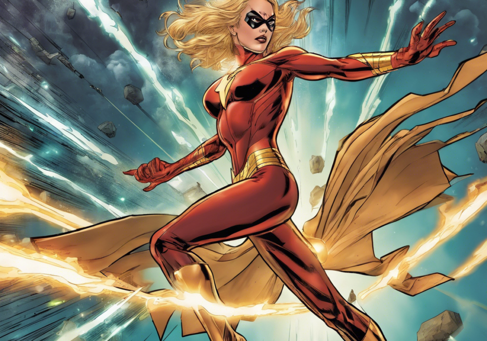 Supergirl: The Flying Heroine with Energy Blasts