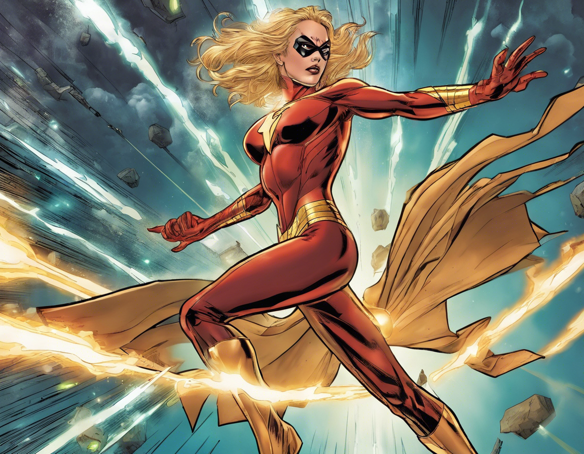 Supergirl: The Flying Heroine with Energy Blasts